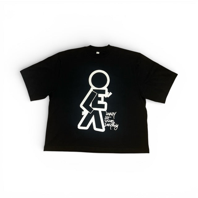 Oversized Crop LOVE LOGO T-Shirt